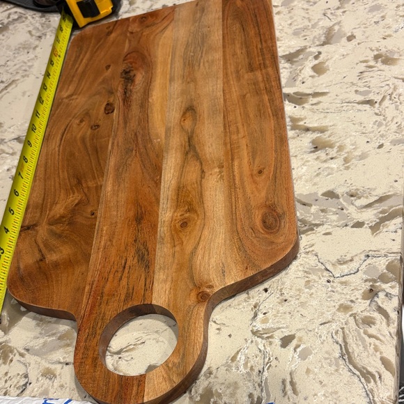 Other - Wooden Cutting Board with Handle